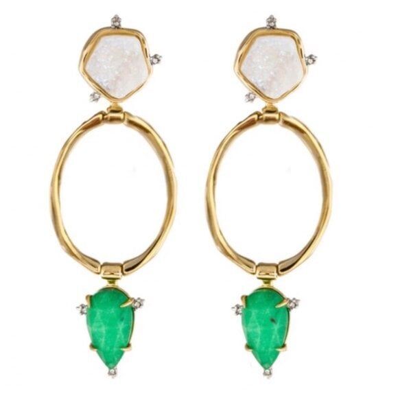 New. ALEXIS BITTAR Earrings - Picture 1 of 5